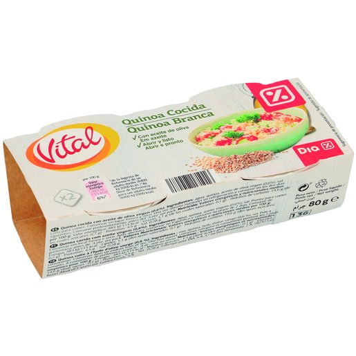 DIA VITAL Quinoa Cozida com Azeite Virgem 2x80 g