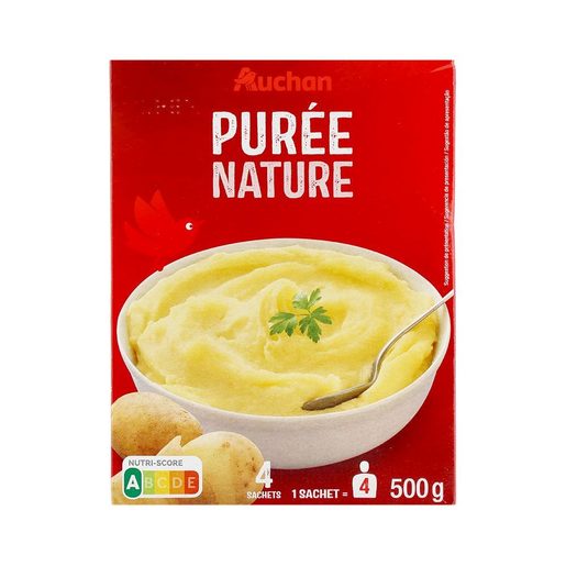 AUCHAN Puré de Batata 500 g