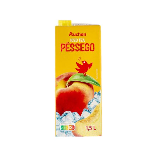 AUCHAN Ice Tea Pêssego 1,5 L AUCHAN Ice Tea Pêssego 1,5 L