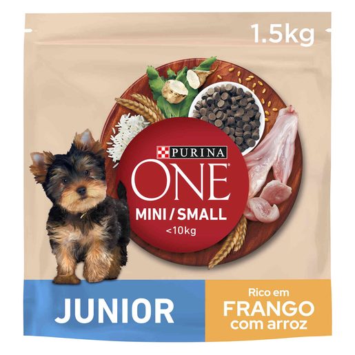 PURINA ONE Ração Seca de Cão Mini Júnior 1,5 kg PURINA ONE Ração Seca de Cão Mini Júnior 1,5 kg