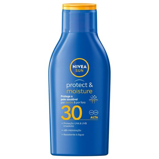 NIVEA SUN Loção Solar Protect & Moisture FP30 100 ml