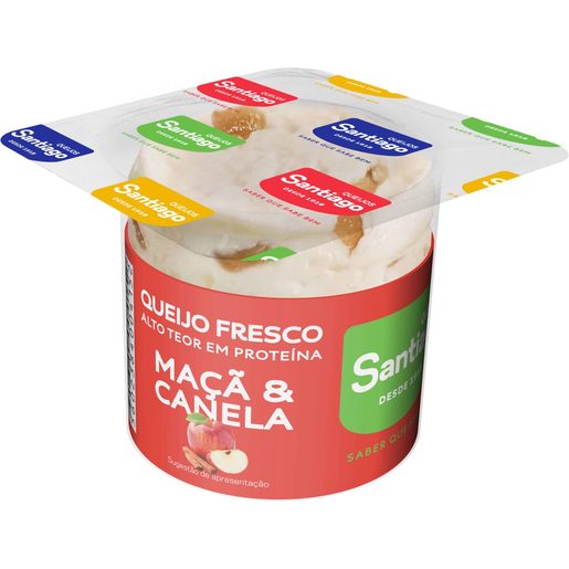 SANTIAGO Queijo Fresco com Maçã 80 g