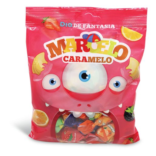 DIA MARCELO CARAMELO Drops Recheio Fruta 200 g