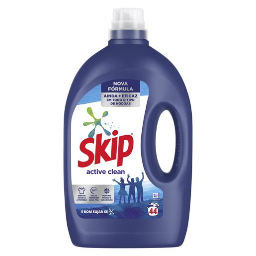 SKIP Detergente Líquido Máquina Roupa Active Clean  44 lv