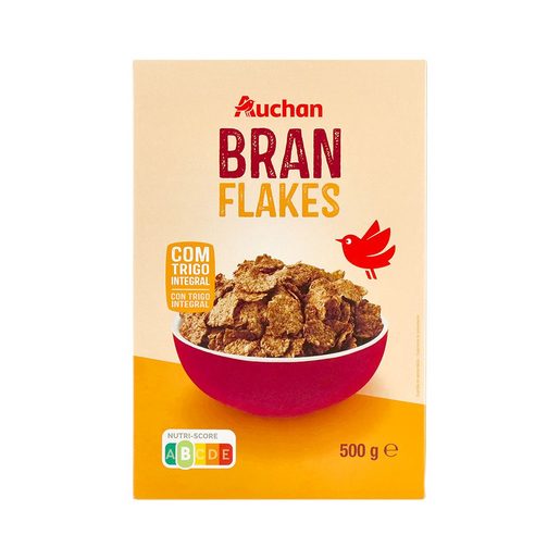 AUCHAN Cereais Bran Flakes 500 g