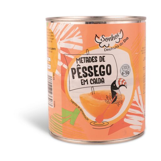 DIA SONHOS Pêssego Em Calda 840 g