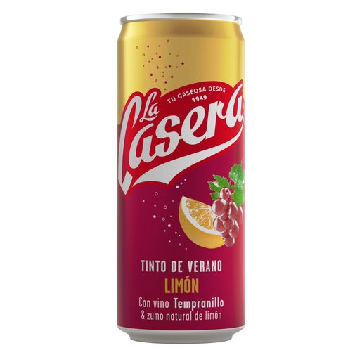 LA CASERA Tinto de Verão Limão Lata 330 ml LA CASERA Tinto de Verão Limão Lata 330 ml