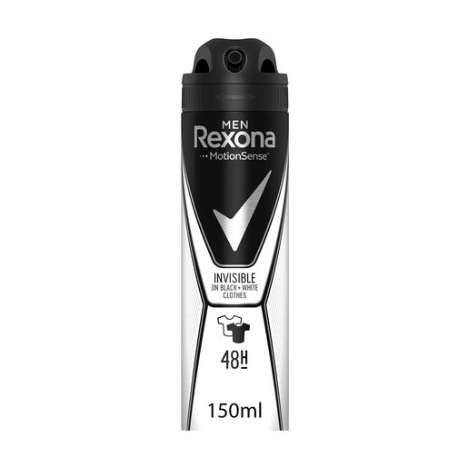 REXONA Desodorizante Spray Black+White Homem 150 ml