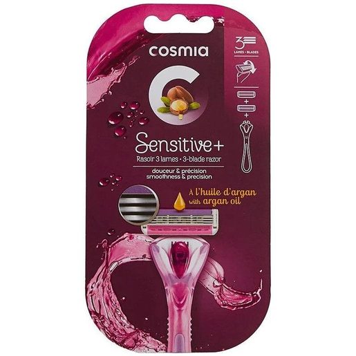 COSMIA Máquina Depilatória Sensíveis 3 Lâminas un