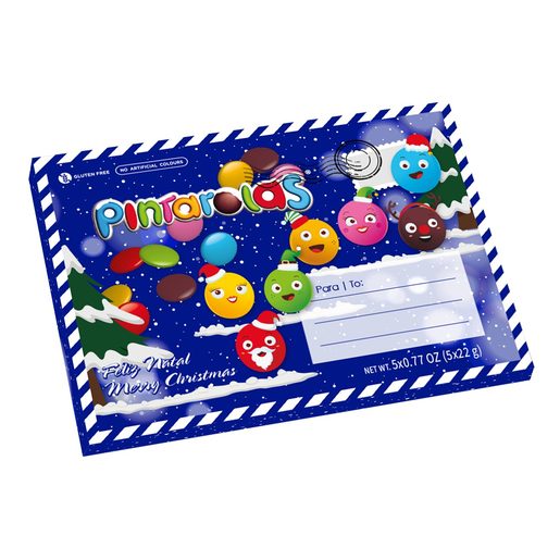 PINTAROLAS Postal de Natal 5x22 g PINTAROLAS Postal de Natal 5x22 g