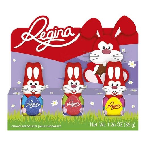 REGINA Tripack Coelhos Chocolate 3x12 g REGINA Tripack Coelhos Chocolate 3x12 g