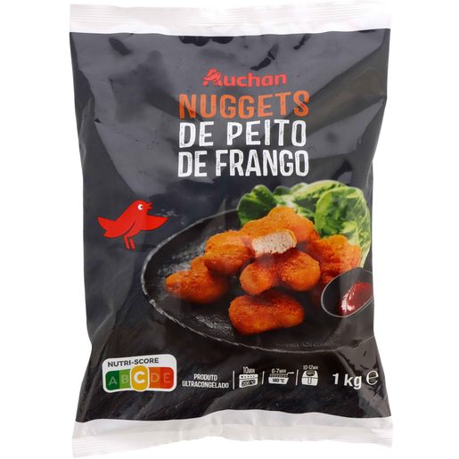 AUCHAN Nuggets de Peito de Frango 1 kg AUCHAN Nuggets de Peito de Frango 1 kg