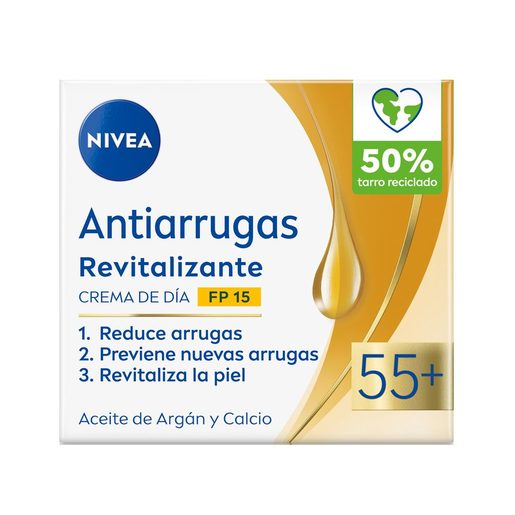 NIVEA Creme de Dia Antirrugas Revitalizante 55+ 50 ml