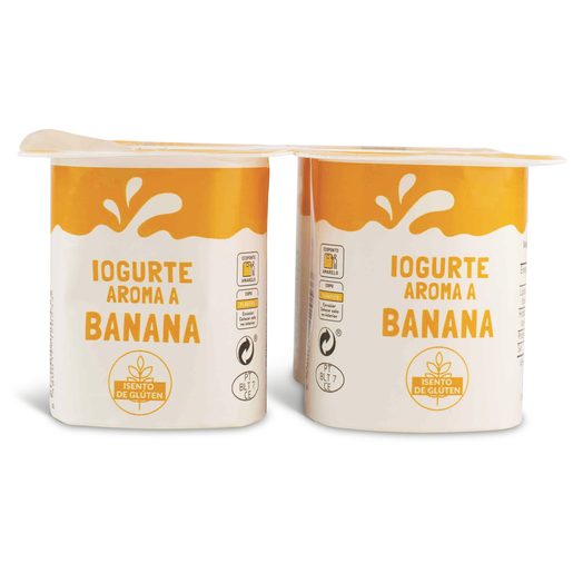 DIA LÁCTEA Iogurte Aroma Banana 4x125 g