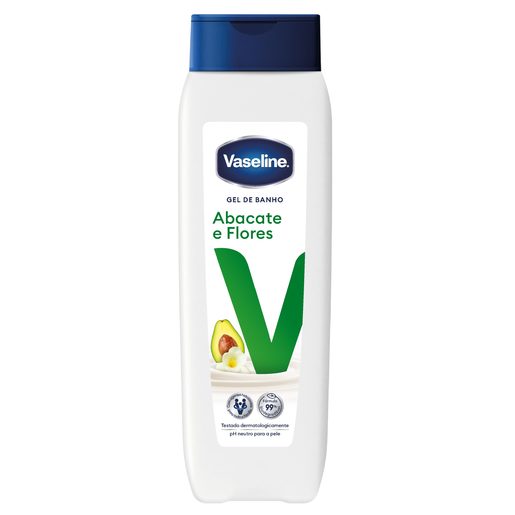 VASELINE Gel de Banho Abacate e Flores 750 ml