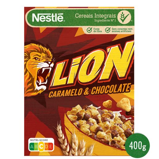 LION Cereais de Chocolate e Caramelo Nestlé 400 g