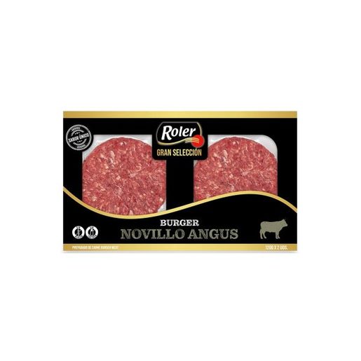 ROLER Hamburguers Bovino Angus 2x120 g