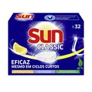 SUN Detergente Máquina Loiça Pastilhas Classic Limão 32 un