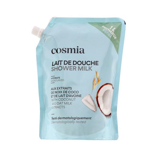COSMIA Recarga de Gel de Banho Hidratante Extratos Coco e Leite de Aveia 1 L COSMIA Recarga de Gel de Banho Hidratante Extratos Coco e Leite de Aveia 1 L