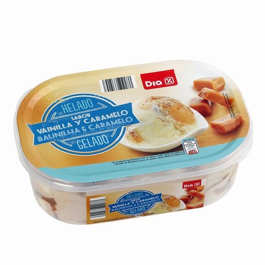 DIA Gelado de Baunilha E Caramelo 900 ml