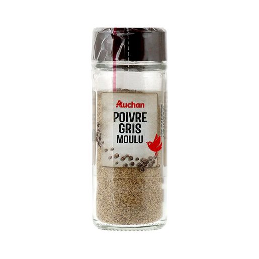 AUCHAN Pimenta Preta Moída em Frasco 36 g AUCHAN Pimenta Preta Moída em Frasco 36 g
