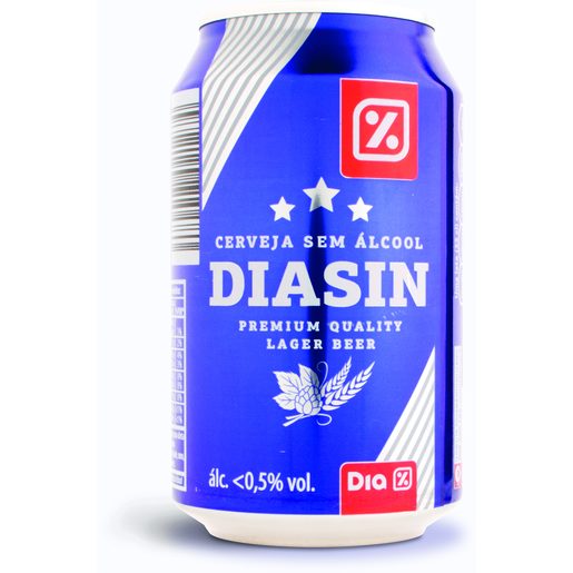 DIA Cerveja Sem Álcool Lata 330 ml DIA Cerveja Sem Álcool Lata 330 ml