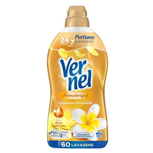 VERNEL Amaciador Concentrado Aromaterapia Frangipani 60 lv