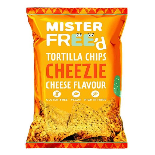 MISTER FREED Snack Tortilha Chips Queijo 135 g