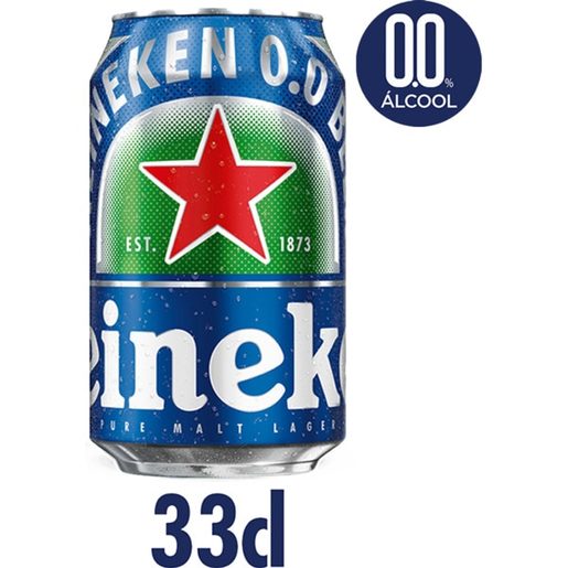 HEINEKEN Cerveja Sem Álcool 0,0% Lata 330 ml