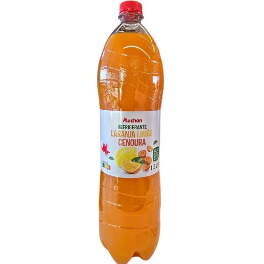 AUCHAN Refrigerante Laranja Limão Cenoura 1,5 l AUCHAN Refrigerante Laranja Limão Cenoura 1,5 l