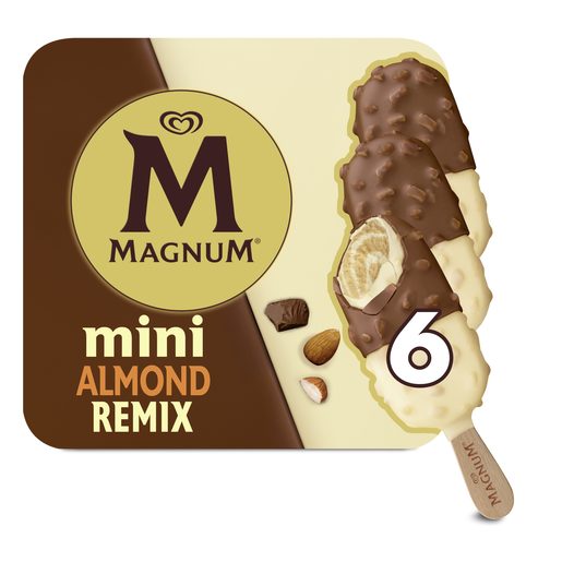MAGNUM Gelado Mini Almond Remix 6x55 ml