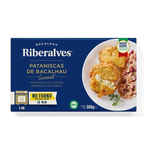 RIBERALVES Pataniscas de Bacalhau Gourmet 300 g