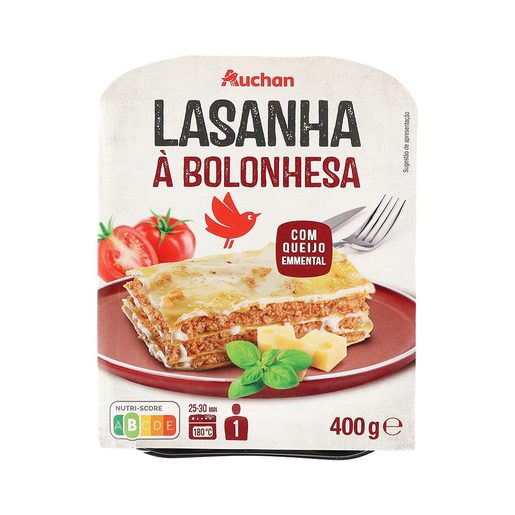 AUCHAN Lasanha à Bolonhesa 400 g