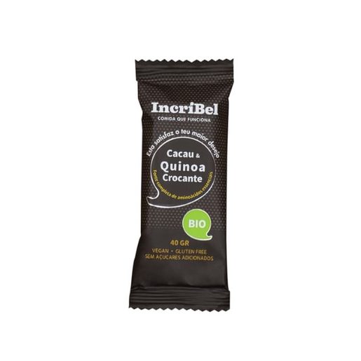 INCRÍBEL Barra de Cacau e Quinoa Crocante 35 g
