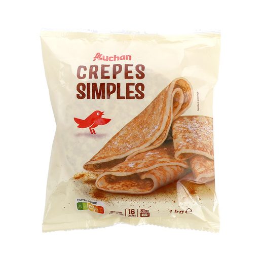AUCHAN Crepes Simples 1 kg AUCHAN Crepes Simples 1 kg