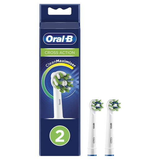 ORAL-B Recargas para Escova Elétrica Cross Action Clean Maximiser 2 un