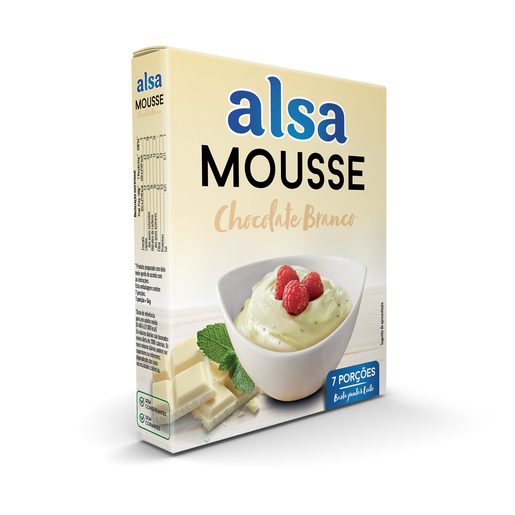 ALSA Mousse de Chocolate Branco 133 g