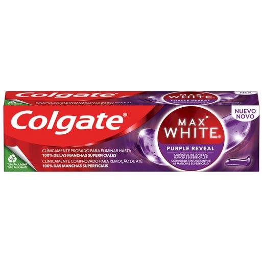 COLGATE Paste de Dentes Max White Purple Reveal 75 ml