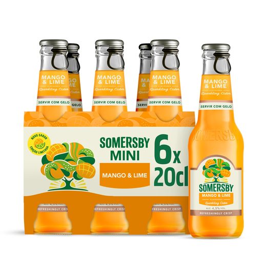 SOMERSBY Sidra com Álcool Manga e Lima 6x200 ml