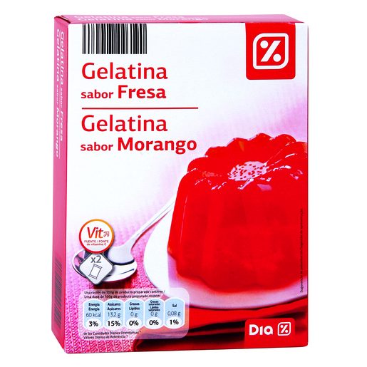 DIA Gelatina de Morango 2x85 g