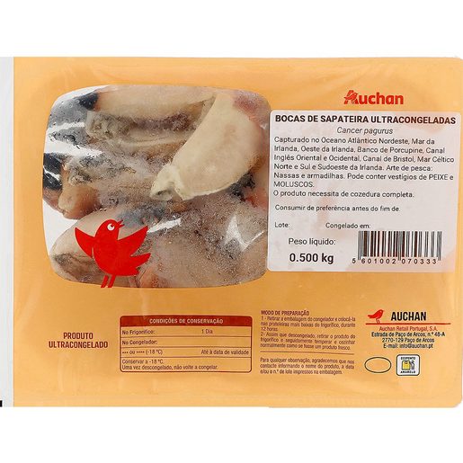 AUCHAN Baguetes Queijo Fiambre 2x125 g