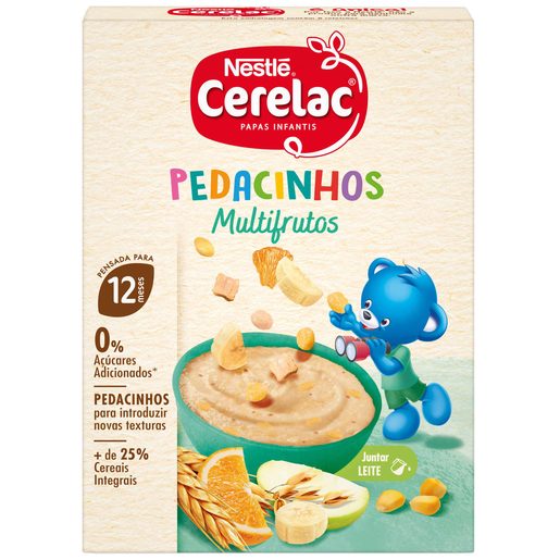 CERELAC Papa Infantil Pedacinhos Multifrutos 200 g