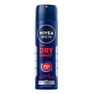NIVEA Desodorizante Spray Men Dry Impact 150 ml NIVEA Desodorizante Spray Men Dry Impact 150 ml