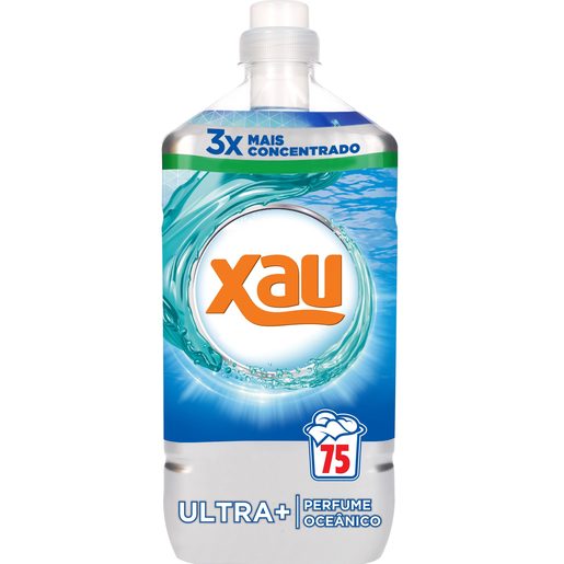 XAU Detergente de Roupa Ultra Concentrado Perfume Oceânico 75 lv