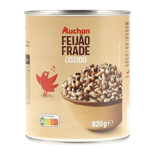 AUCHAN Feijão Frade Cozido 820 g