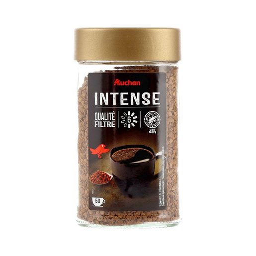 AUCHAN Café Liofilizado Gold Intenso 100 g