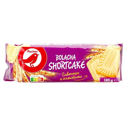 AUCHAN Bolacha Shortcake 185 g