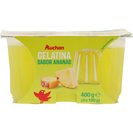 AUCHAN Gelatina Ananás 4x100 g
