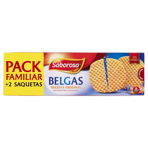 SABOROSA Belgas Original Saquetas (6 + 2 grátis) 293 g