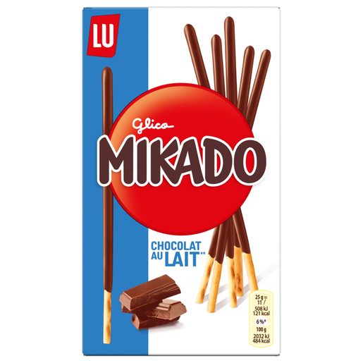 LU Mikado Bolachas com Chocolate de Leite 75 g